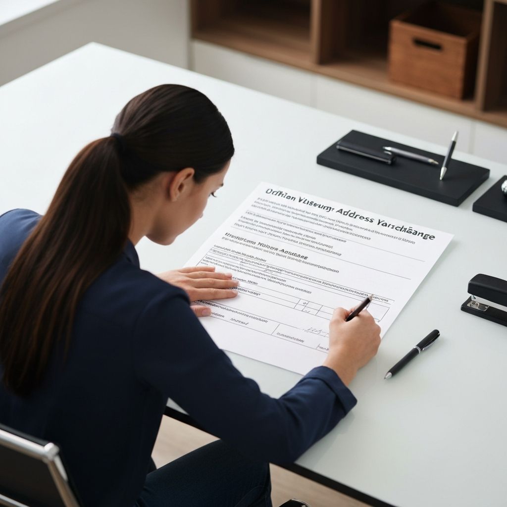 Adress-/Namensänderung