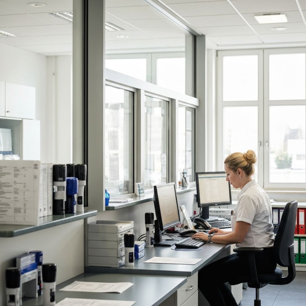 Bearbeitung bei der Zulassungsstelle